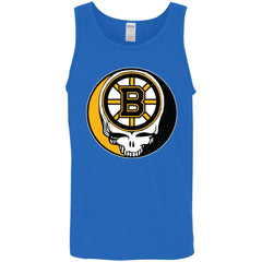 Boston Bruins Grateful Dead Steal Your Face Hockey Nhl Shirts Men Cotton Tank Men Cotton Tank - parenttees