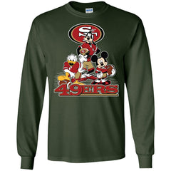 Mickey Mouse San Francisco 49ers American Football Nfl Sports Shirt Men Long Sleeve Shirt Men Long Sleeve Shirt - parenttees