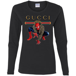 Spider Man Gucci Funny  Trend T- Shirt Women Long Sleeve Shirt