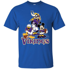 Mickey Mouse Minnesota Vikings American Football Nfl Sports Shirt Men Cotton T-Shirt Men Cotton T-Shirt - parenttees