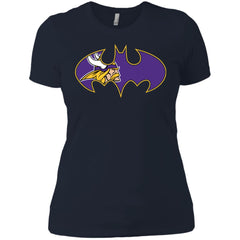 We Are The Minnesota Vikings Batman Nfl Mashup Women Cotton T-Shirt Women Cotton T-Shirt - parenttees