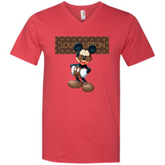 Best Louis Vuitton Mickey Mouse Shirt Men V-Neck T-Shirt Men V-Neck T-Shirt - parenttees