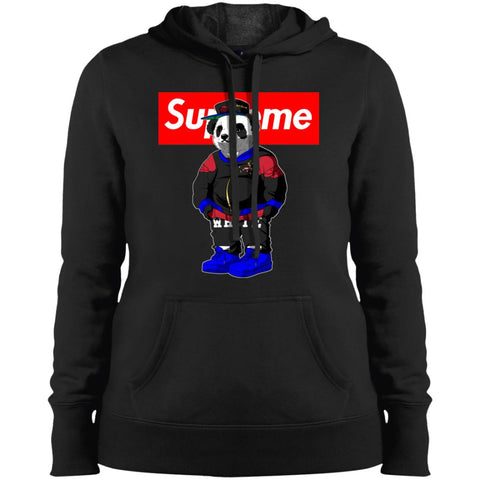 Supreme Bear Trending T-shirt Women Hooded Sweatshirt Black / X-Small Women Hooded Sweatshirt - parenttees