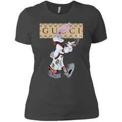 Gucci Rabbit Smoking Tshirt Women Cotton T-Shirt Women Cotton T-Shirt - parenttees