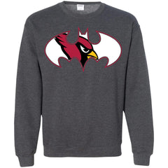 We Are The Arizona Cardinals Batman Nfl Mashup Crewneck Pullover Sweatshirt Crewneck Pullover Sweatshirt - parenttees