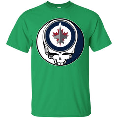 Winnipeg Jets Grateful Dead Steal Your Face Hockey Nhl Shirts Men Cotton T-Shirt Men Cotton T-Shirt - parenttees