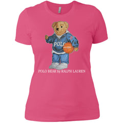 Polo Bear Ralph Lauren Women Cotton T-Shirt Women Cotton T-Shirt - parenttees