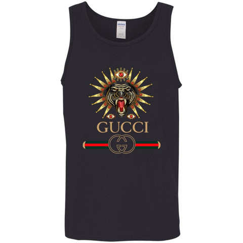 Gucci Tiger Best T-shirt Men Cotton Tank Black / X-Small Men Cotton Tank - parenttees