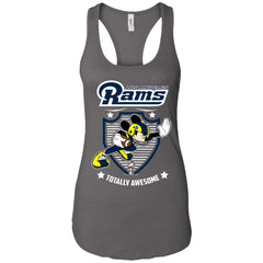 Nfl – Los Angeles Rams Totally Awesome Mickey Mouse Super Bowl 2019 Football Women Tank Top Women Tank Top - parenttees