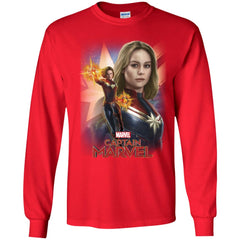 Marvel Captain Marvel Powers Portrait Men Long Sleeve Shirt Men Long Sleeve Shirt - parenttees