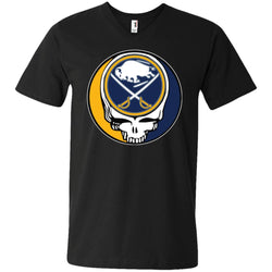 Buffalo Sabres Grateful Dead Steal Your Face Hockey Nhl Shirts Men V-Neck T-Shirt