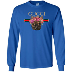Gucci New Style Bull Dogs T-shirt Men Long Sleeve Shirt Men Long Sleeve Shirt - parenttees