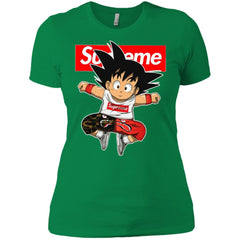 Supreme Dragon Ball Goku T-shirt Women Cotton T-Shirt Women Cotton T-Shirt - parenttees