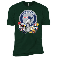 New England Patriots Super Bowl 2019 Mickey Minnie Mouse Donald Daisy Duck Football Nfl Men Short Sleeve T-Shirt Men Short Sleeve T-Shirt - parenttees