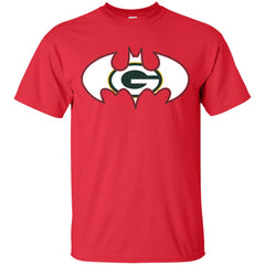 We Are The Green Bay Packers Batman Nfl Mashup Men Cotton T-Shirt Men Cotton T-Shirt - parenttees