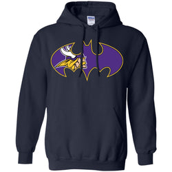 We Are The Minnesota Vikings Batman Nfl Mashup Pullover Hoodie Sweatshirt