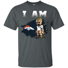 Nfl Denver Broncos I Am Groot T-shirt Men Cotton T-Shirt Men Cotton T-Shirt - parenttees