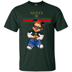 Gucci Logo Mickey Gift Trending T-shirt Men Cotton T-Shirt Men Cotton T-Shirt - parenttees