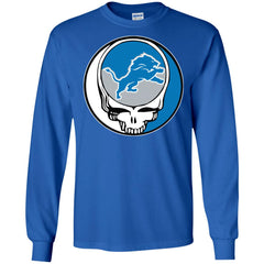 Detroit Lions Grateful Dead Steal Your Face Football Nfl Shirts Men Long Sleeve Shirt Men Long Sleeve Shirt - parenttees