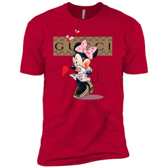 Minnie Mouse Love Couple T-shirt Valentine's Day T-shirt Men Short Sleeve T-Shirt Men Short Sleeve T-Shirt - parenttees