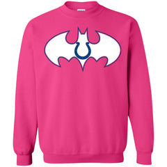 We Are The Indianapolis Colts Batman Nfl Mashup Crewneck Pullover Sweatshirt Crewneck Pullover Sweatshirt - parenttees