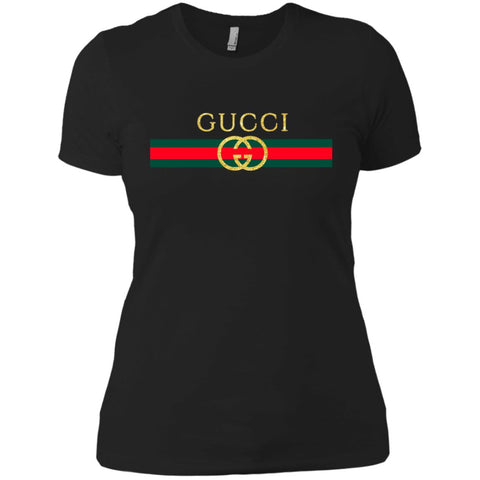 Gucci Logo Vintage Inspired Trend Women Cotton T-Shirt