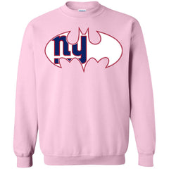 We Are The New York Giants Batman Nfl Mashup Crewneck Pullover Sweatshirt Crewneck Pullover Sweatshirt - parenttees