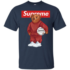 Supreme Bear Sport T-shirt Men Cotton T-Shirt Men Cotton T-Shirt - parenttees