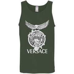 Versace Supervip Logo T-shirt Men Cotton Tank Men Cotton Tank - parenttees