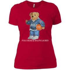 Polo Bear Ralph Lauren Women Cotton T-Shirt Women Cotton T-Shirt - parenttees