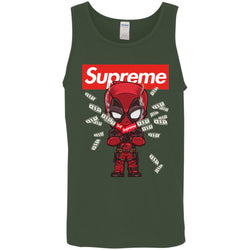 Supreme Deadpool Funny T-shirt Men Cotton Tank