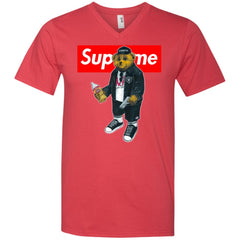 Supreme Bear Guns T-shirt Men V-Neck T-Shirt Men V-Neck T-Shirt - parenttees