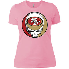 San Francisco 49ers Grateful Dead Steal Your Face Football Nfl Shirts Women Cotton T-Shirt Women Cotton T-Shirt - parenttees