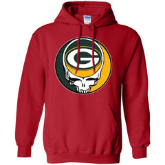 Green Bay Packer Grateful Dead Steal Your Face Football Nfl Shirts Pullover Hoodie Sweatshirt Pullover Hoodie Sweatshirt - parenttees