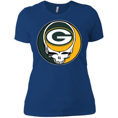 Green Bay Packer Grateful Dead Steal Your Face Football Nfl Shirts Women Cotton T-Shirt Women Cotton T-Shirt - parenttees