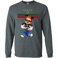 Gucci Logo Mickey Gift Trending T-shirt Men Long Sleeve Shirt Men Long Sleeve Shirt - parenttees