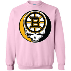 Boston Bruins Grateful Dead Steal Your Face Hockey Nhl Shirts Crewneck Pullover Sweatshirt Crewneck Pullover Sweatshirt - parenttees