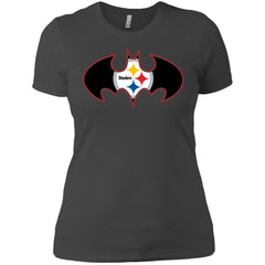 We Are The Pittsburgh Steelers Batman Nfl Mashup Women Cotton T-Shirt Women Cotton T-Shirt - parenttees