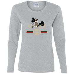 Gucci Mickey T-shirt Women Long Sleeve Shirt