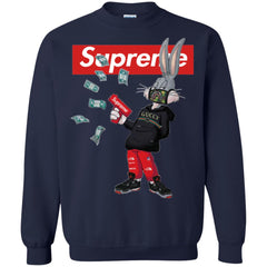 Supreme Rabbit Gucci Gang T-shirt Crewneck Pullover Sweatshirt Crewneck Pullover Sweatshirt - parenttees