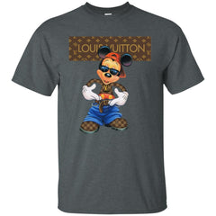 Louis Vuitton Mickey Mouse Cartoon T-shirt Men Cotton T-Shirt Men Cotton T-Shirt - parenttees