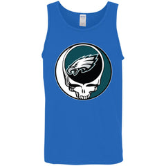 Philadelphia Eagles Grateful Dead Steal Your Face Football Nfl Shirts Men Cotton Tank Men Cotton Tank - parenttees