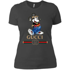 Gucci T-shirt Mouse Mickey Cartoon T-shirt Women Cotton T-Shirt Women Cotton T-Shirt - parenttees