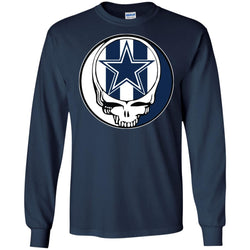 Dallas Cowboys Grateful Dead Steal Your Face Football Nfl Shirts Men Long Sleeve Shirt