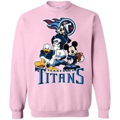 Mickey Mouse Tennessee Titans American Football Nfl Sports Shirt Crewneck Pullover Sweatshirt Crewneck Pullover Sweatshirt - parenttees