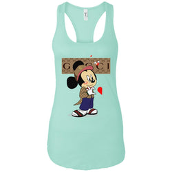 Mickey Mouse Love Couple T-shirt Valentine's Day T-shirt Women Tank Top