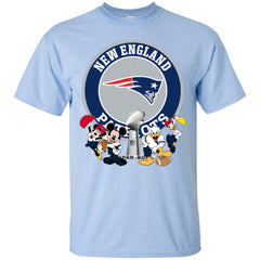 Nfl – New England Patriots Super Bowl 2019 Mickey Mouse Minnie Mouse Donald Duck Daisy Duck Football Men Cotton T-Shirt Men Cotton T-Shirt - parenttees