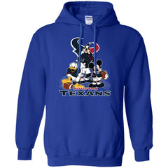 Mickey Mouse Houston Texans American Football Nfl Sports Shirt Pullover Hoodie Sweatshirt Pullover Hoodie Sweatshirt - parenttees