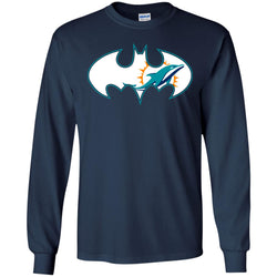 We Are The Miami Dolphins Batman Nfl Mashup Men Long Sleeve Shirt