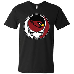 Arizona Cardinals Grateful Dead Steal Your Face Football Nfl Shirts Men V-Neck T-Shirt